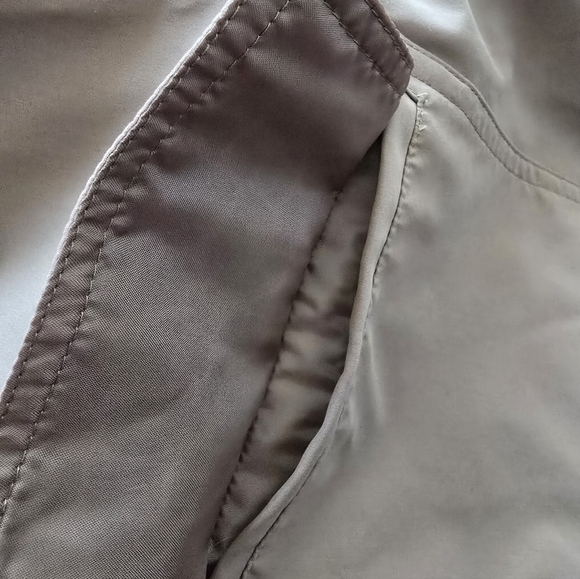 Women's Dennis Basso Camel Tan Jacket with Leopard Print Lining XL - Picture 8 of 8